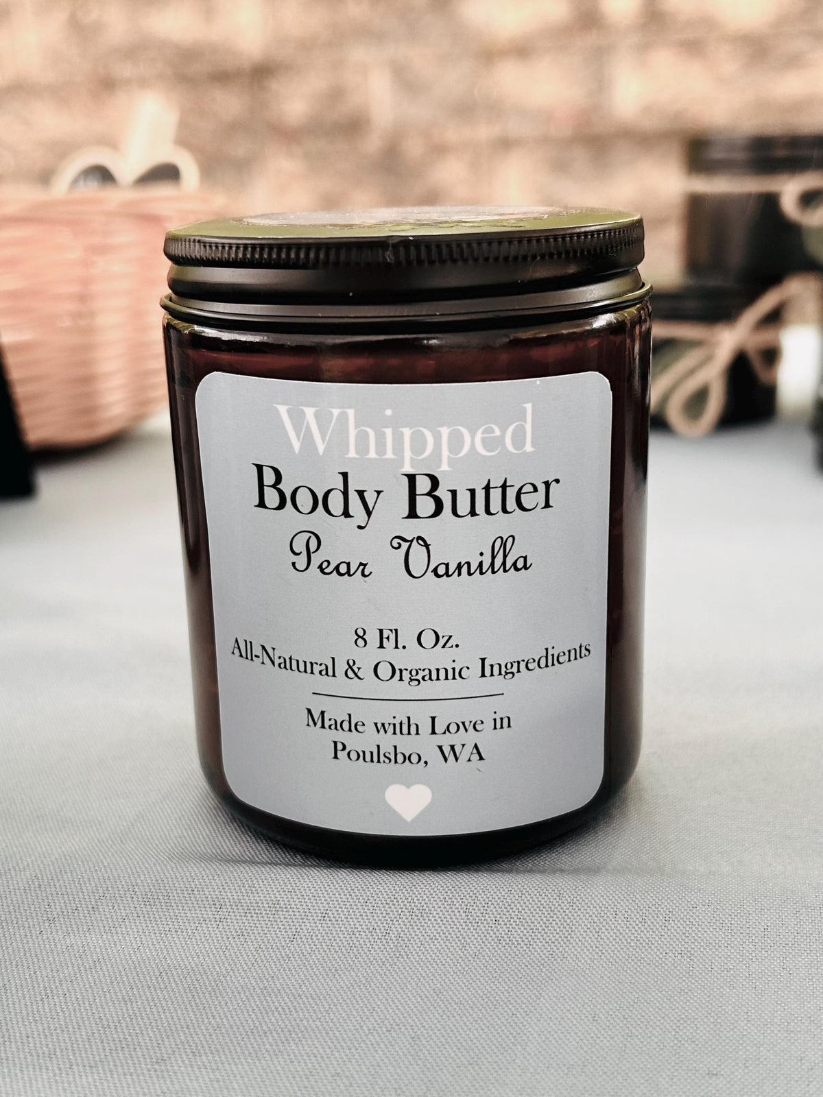 Organic Whipped Mango Shea Body Butter | Irish Shortbread Scent, Moisturizing Skin Repair
