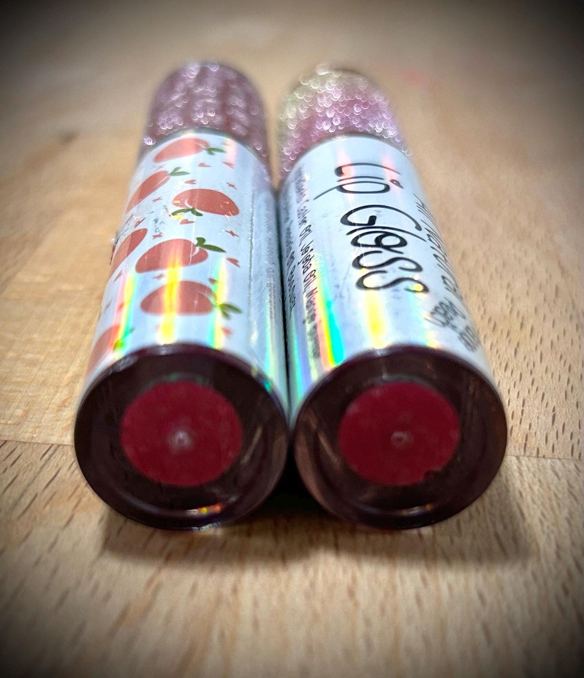 All Natural Lip Gloss • Organic • Strawberry • Vanilla • Peach • Cherry • Blackberry Acai • Watermelon