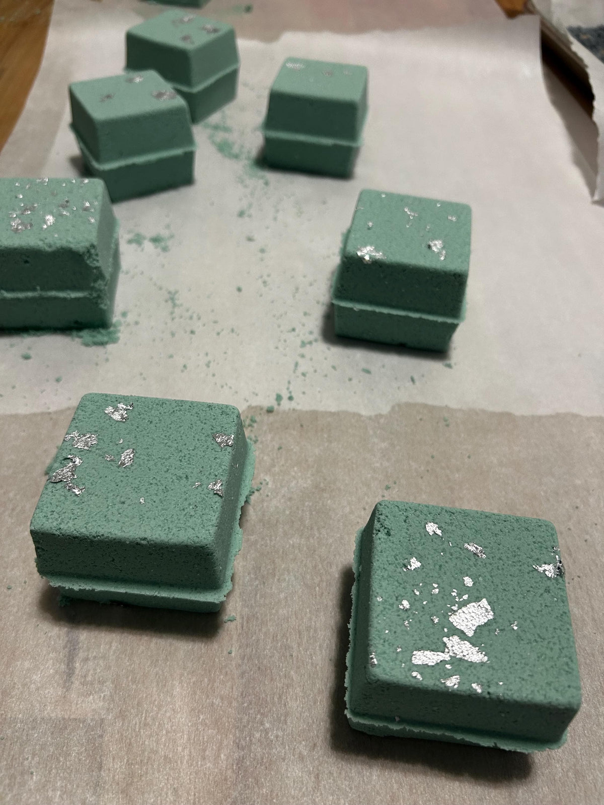 Luxury Tallow Bath Cube | Extra Large Spa Soak Bomb (Cucumber Melon, Citrus Bloom)
