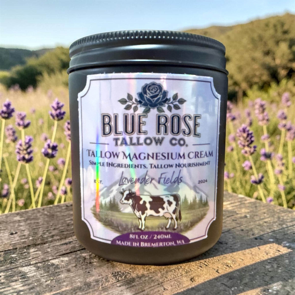 Lavender Magnesium Tallow Cream | Whipped Body Butter, Moisturizer