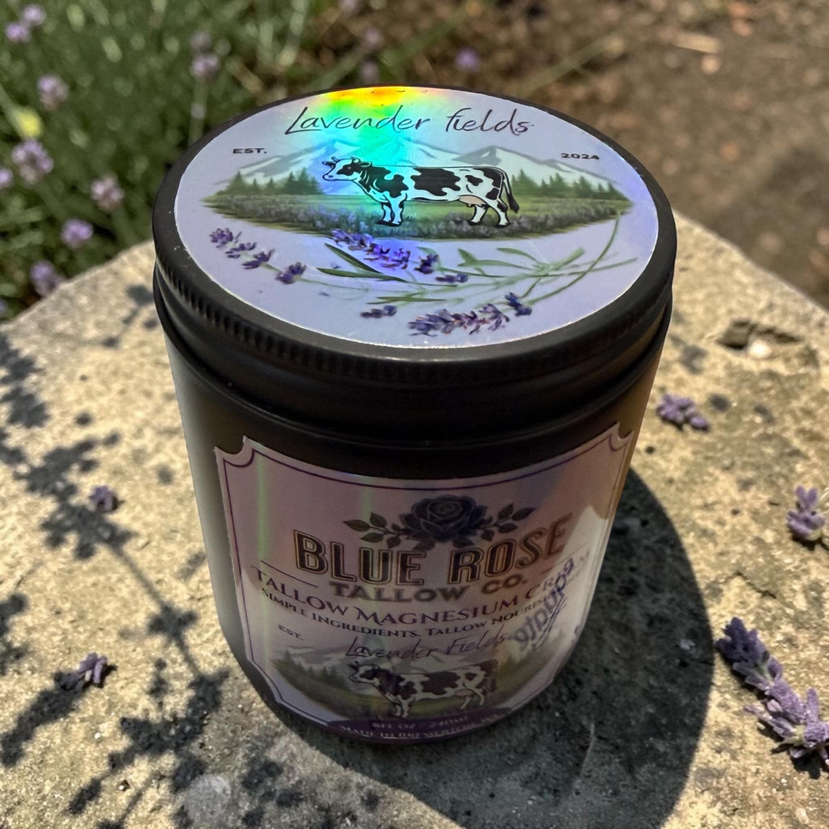 Lavender Magnesium Tallow Cream | Whipped Body Butter, Moisturizer