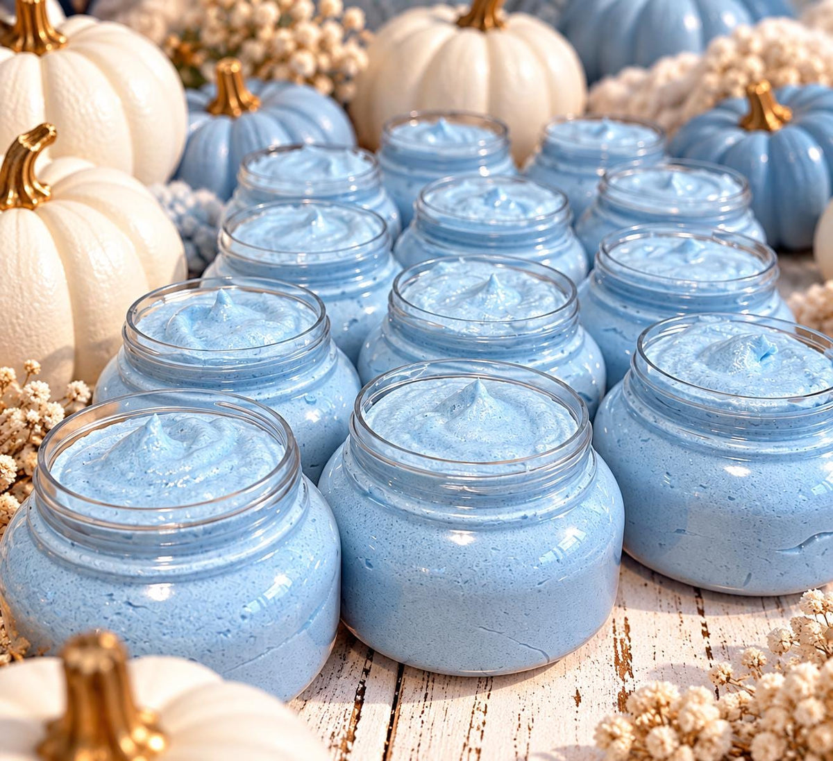 Pumpkin Marshmallow Tallow Sugar Scrub | Whipped Anti-Aging Body Scrub | Natural & Organic Moisturizing Exfoliating Body Wash
